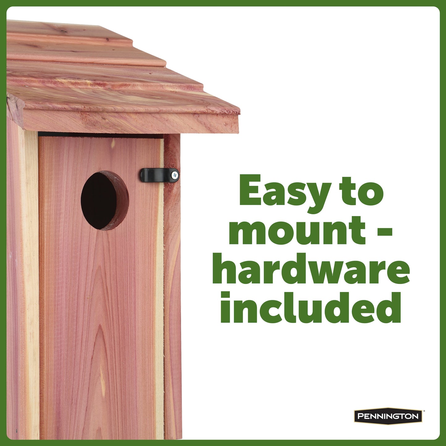 Red Cedar Bluebird Wild Bird House, 2 Pack 13'' Tall