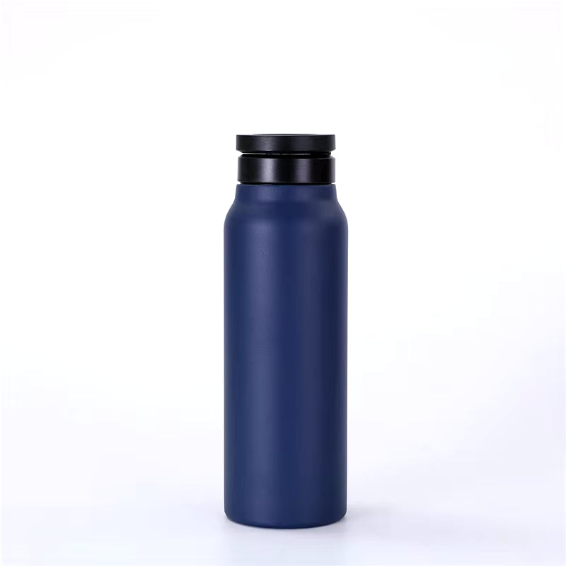 24Oz Stainless Steel Insulated Water Bottle with Magnetic Tripod Phone Holder for Sports Water Bottle Large Capacity Kettle