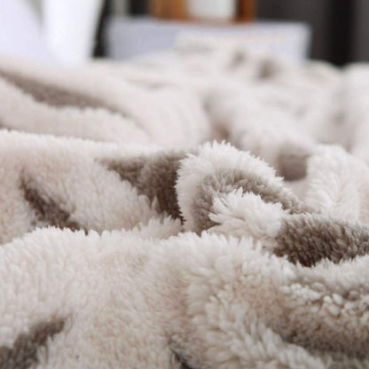 Sherpa Fleece Blanket 71X80 Fuzzy Soft Throw Blanket Dual Sided Blanket for Couch Sofa Bed (Grey, 71''X 80'')