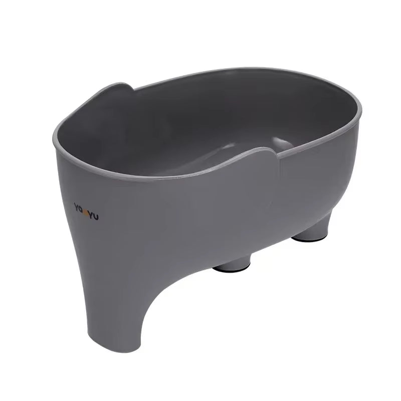 Elephant Drain Basket Multi-Purpose Kitchen Storage Drain Basket Household Fruit and Vegetable Basket Plastic Drain Basket